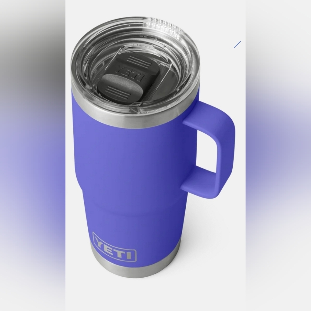 YETI 20 oz Travel Mug W Stronghold Lid "Ultramarine Violet" NEW - Picture 4 of 5